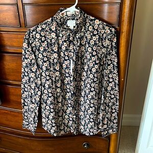 Button up, floral,  dress shirt from J. Crew